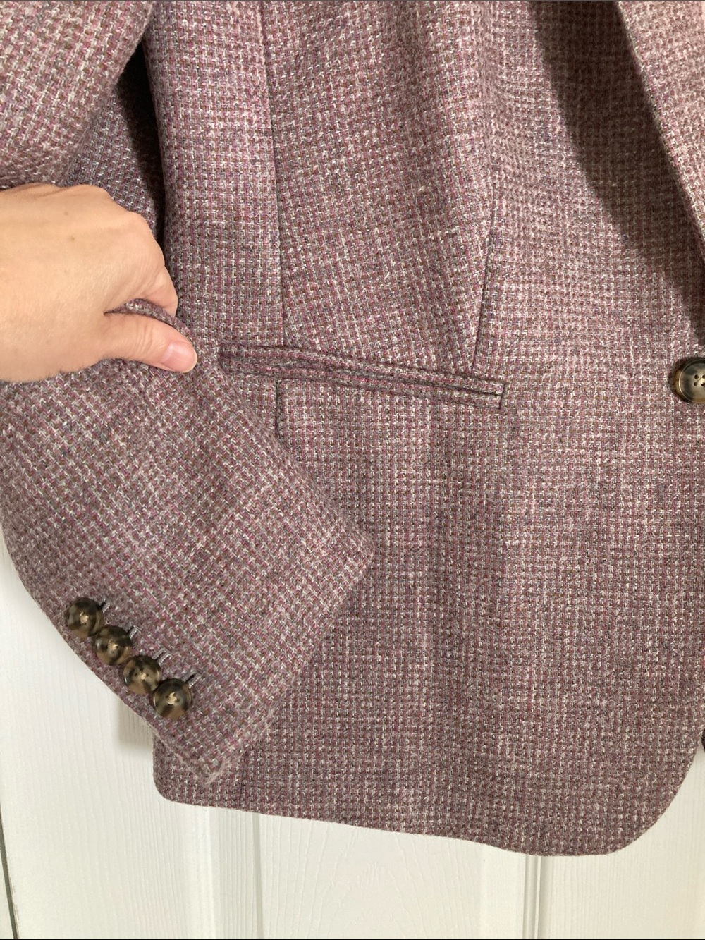 JCrew Parke blazer in English birdseye twill-wool - Picture 3 of 7
